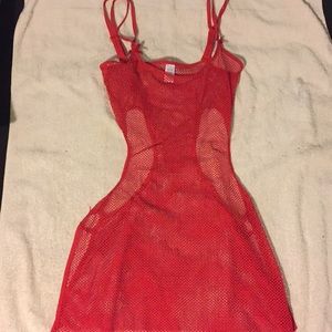 Red Lingerie dress